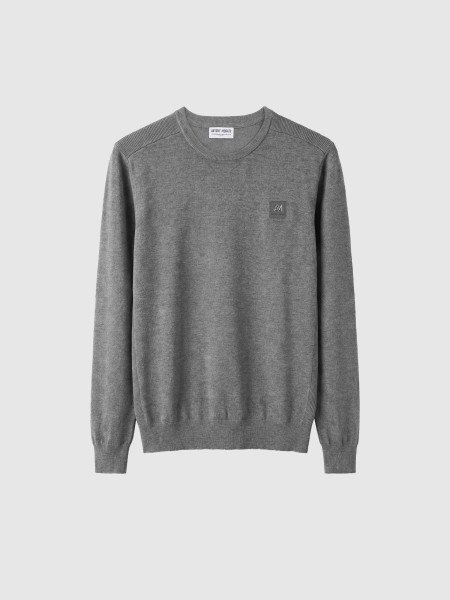 Camisola Antony Morato Homem Sweater Round Collar Long Sleeves Slim Fit In Viscosa Blend Yarn With M