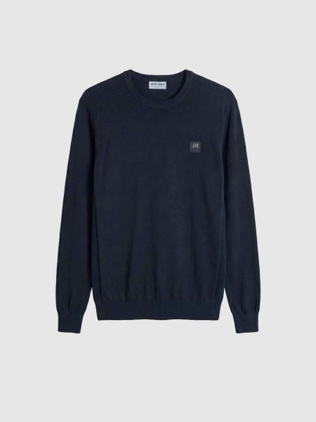 Camisola Antony Morato Homem Sweater Round Collar Long Sleeves Slim Fit In Viscosa Blend Yarn With M