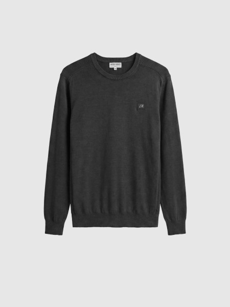 Camisola Antony Morato Homem Sweater Round Collar Long Sleeves Slim Fit In Viscosa Blend Yarn With M