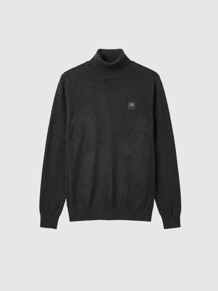 Camisola Antony Morato Homem Sweater Turtle Collar Long Sleeves Slim Fit In Filato Misto Viscosa Con