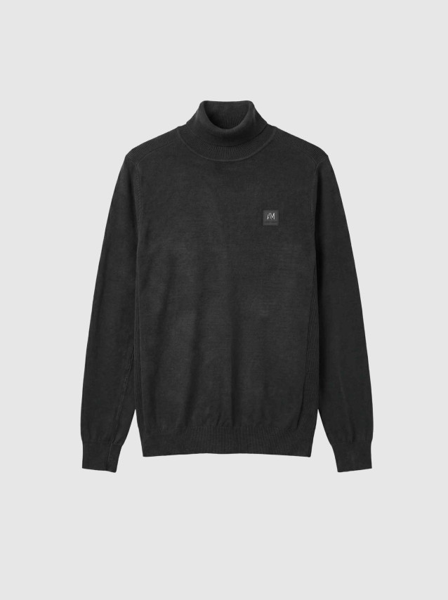 Camisola Antony Morato Homem Sweater Turtle Collar Long Sleeves Slim Fit In Filato Misto Viscosa Con