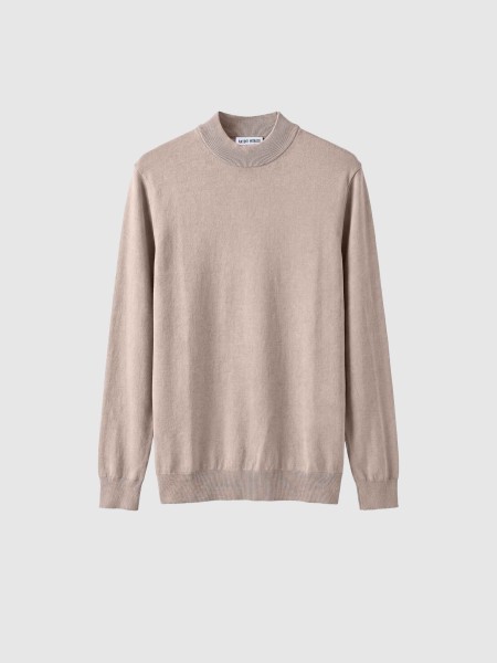 Camisola Antony Morato Homem Sweater Half Turtle Collar Slim Fit In Viscose Blend Yarn