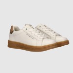 Sapatilha Tommy Hilfiger Menino Low Cut Lace-Up Sneaker Off White/b