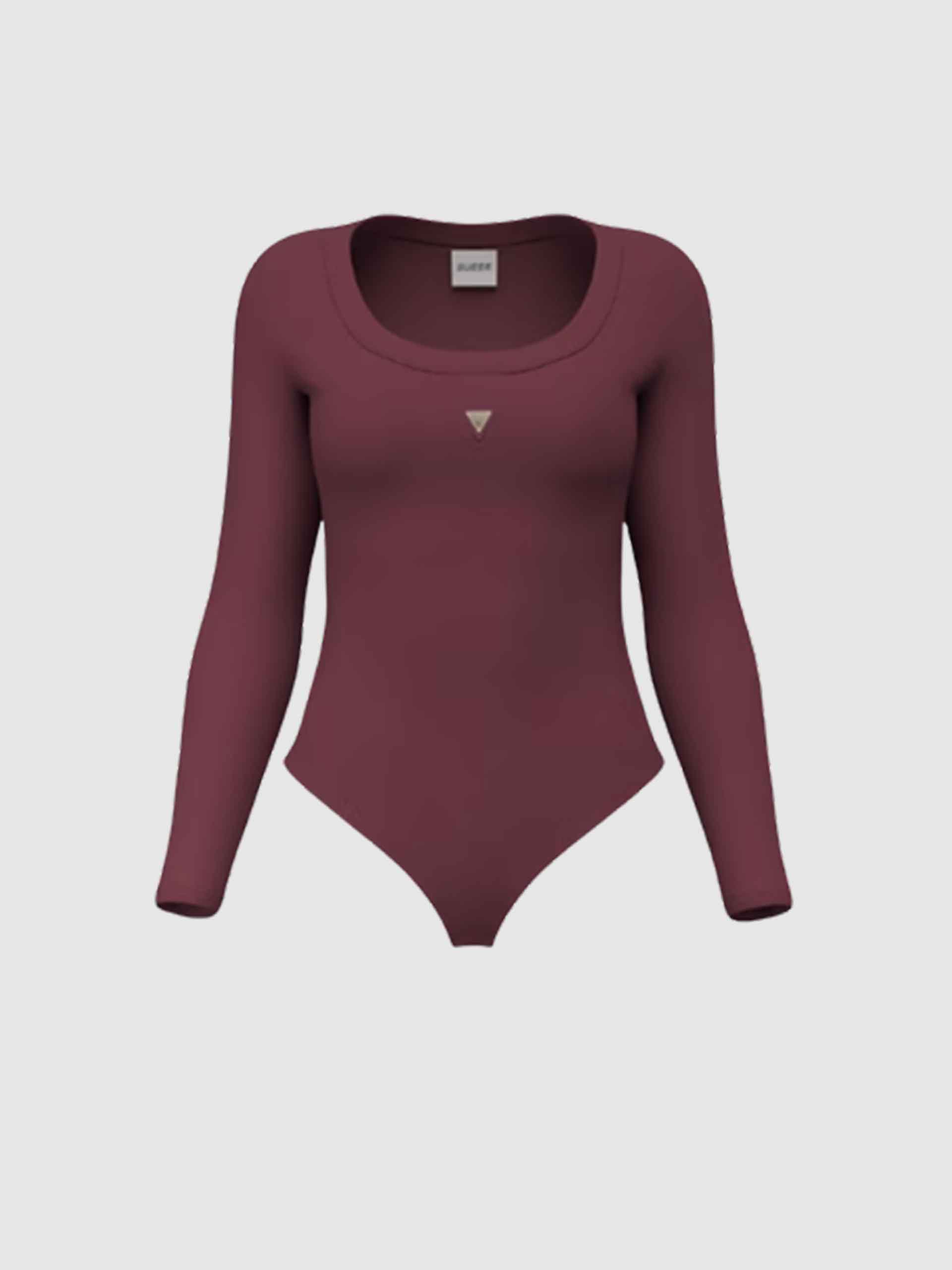 Body Guess Mulher Colette Ls Bodysuit