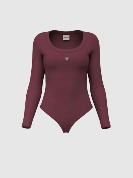 Body Guess Mulher Colette Ls Bodysuit Body Guess Mulher Colette Ls Bodysuit