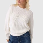 Camisola Guess Mulher Ls Cn Faith Swtr