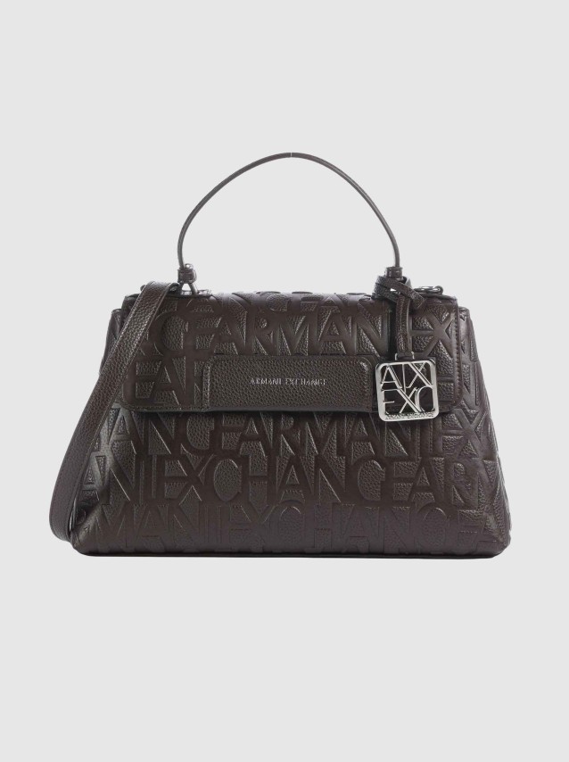 Mala Armani Exchange Mulher Liz Pebble Top Handle