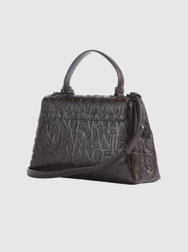 Mala Armani Exchange Mulher Liz Pebble Top Handle