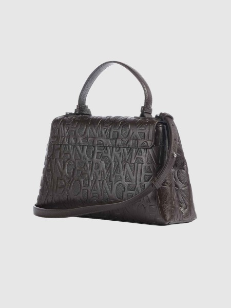Mala Armani Exchange Mulher Liz Pebble Top Handle