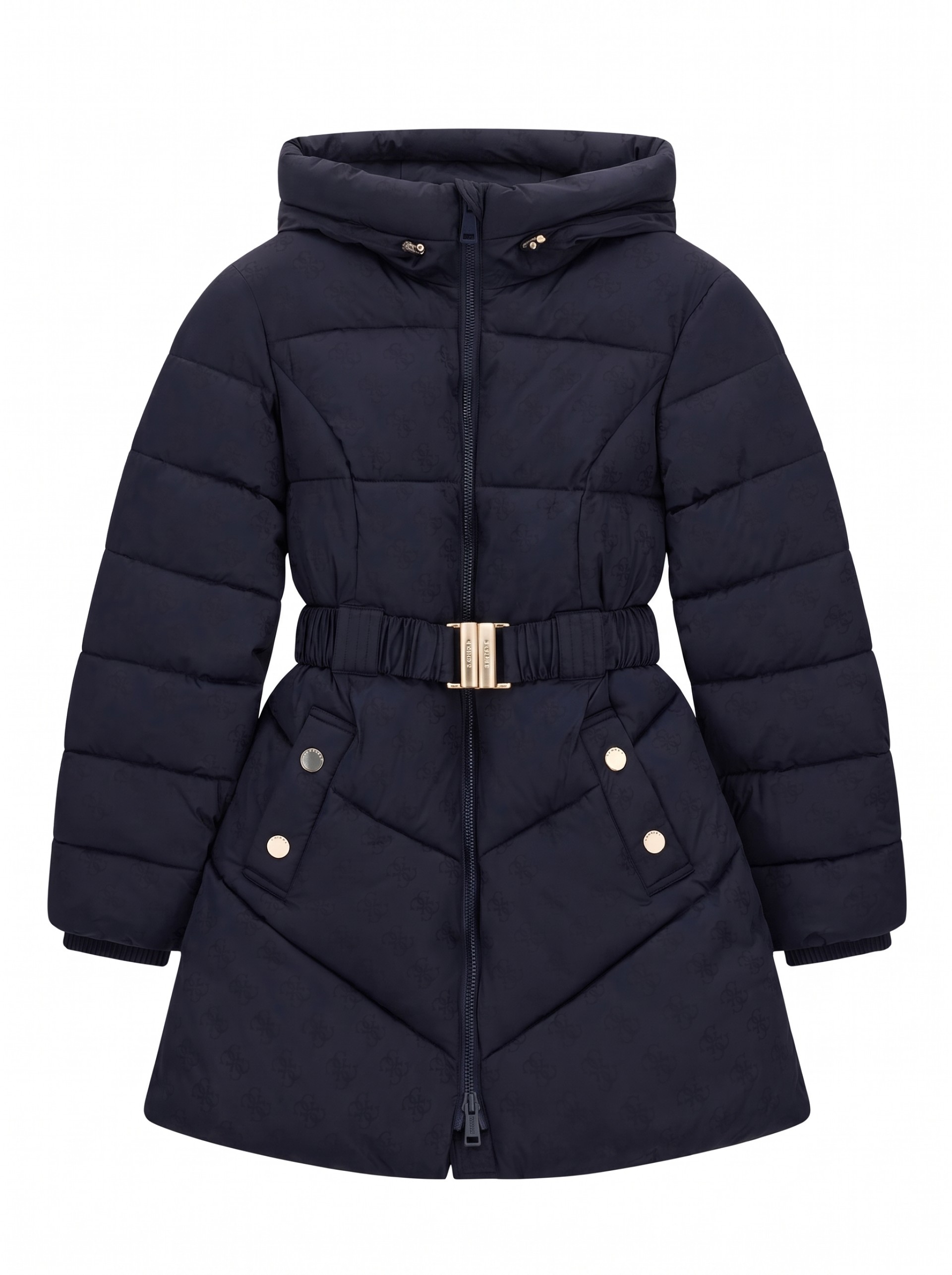 Kispo Guess Mulher New Imma Logo Midi Puffer