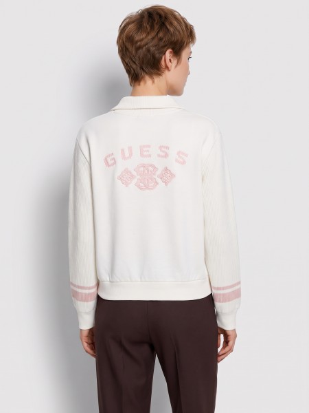 Sweatshirt Guess Mulher Fabrizia Half-Zip Sweatshirt