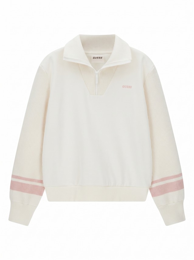 Sweatshirt Guess Mulher Fabrizia Half-Zip Sweatshirt