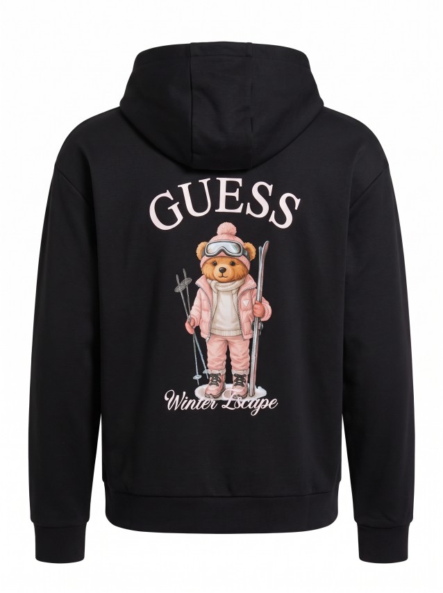 Sweatshirt Guess Mulher Fabrizia Hoodie Sweatshirt