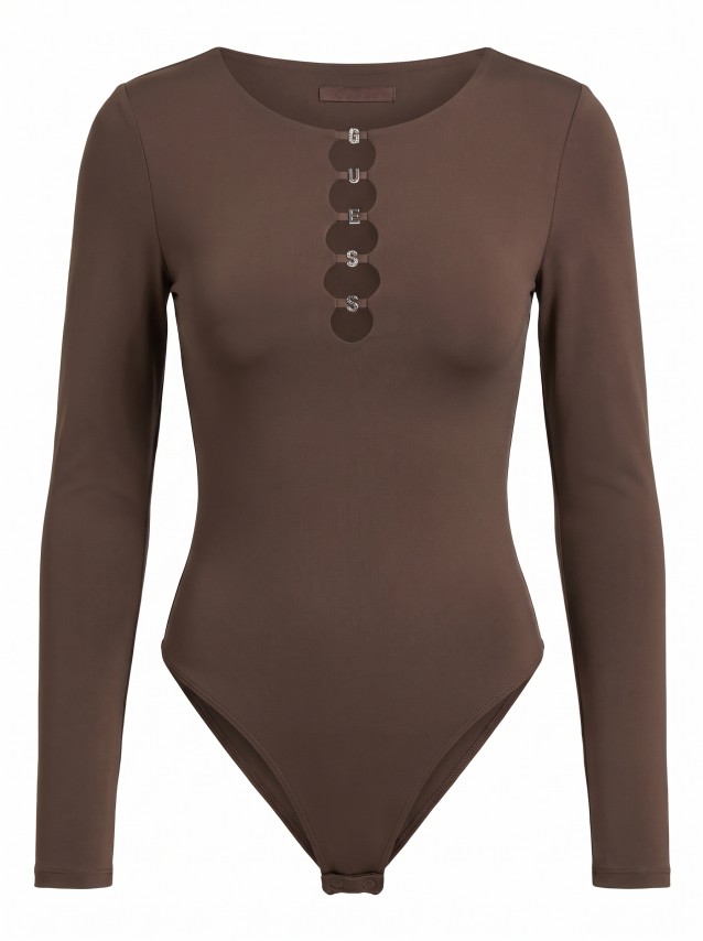 Body Guess Mulher Ls Cn Logo Zanita Body