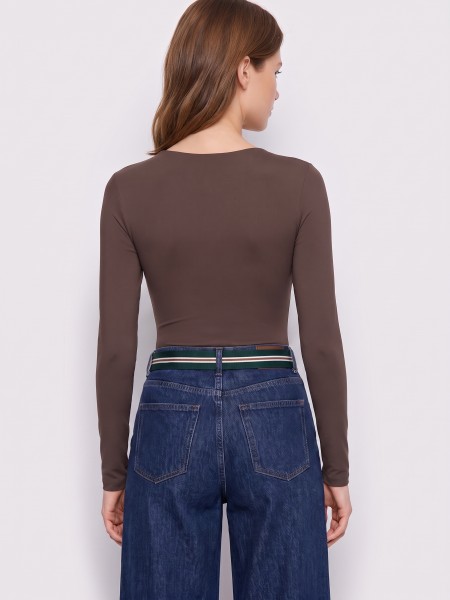 Body Guess Mulher Ls Cn Logo Zanita Body