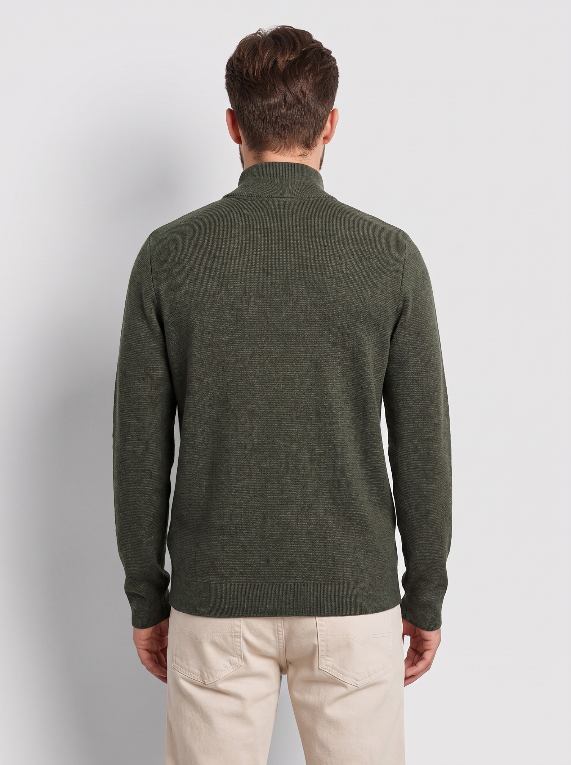 Camisola Jack & Jones Homem Jprblamilano Stitch Knit Half Zip Sn