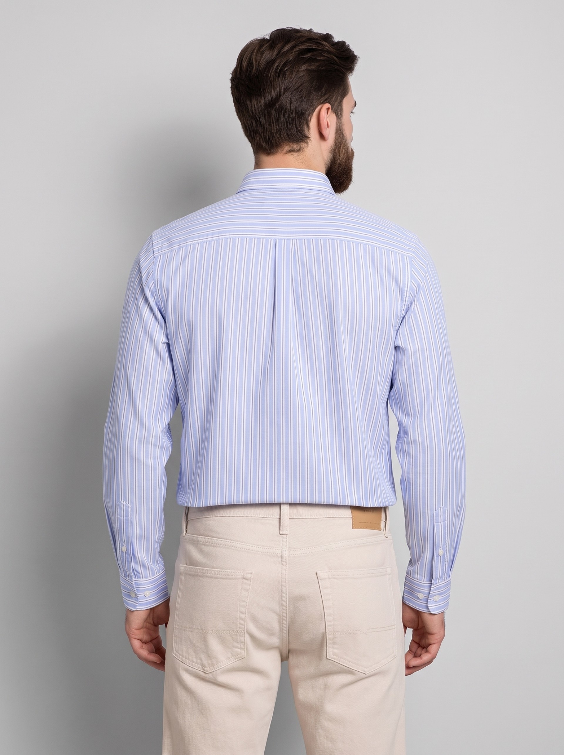 Camisa Jack & Jones Homem Jjeharvey Oxford L/s Shirt Noos