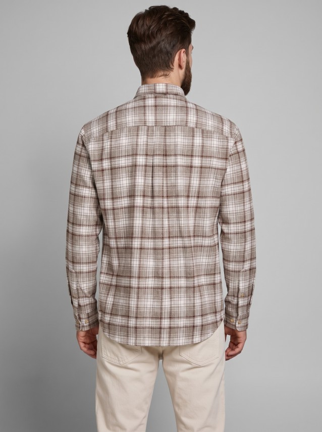Camisa Jack & Jones Homem Jprbluharvey Check L/s Shirt Sn