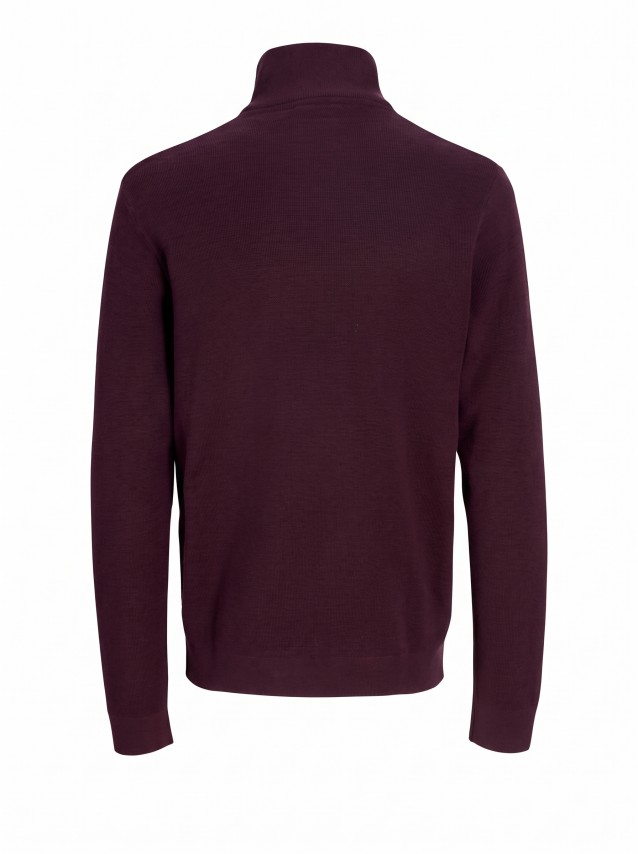 Camisola Jack & Jones Homem Jprblamilano Stitch Knit Half Zip Sn