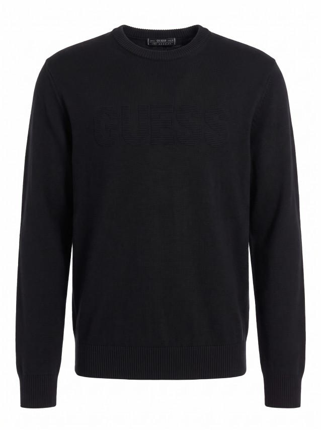 Camisola Guess Homem Noburo Cn Logo Reverse Ls Swtr