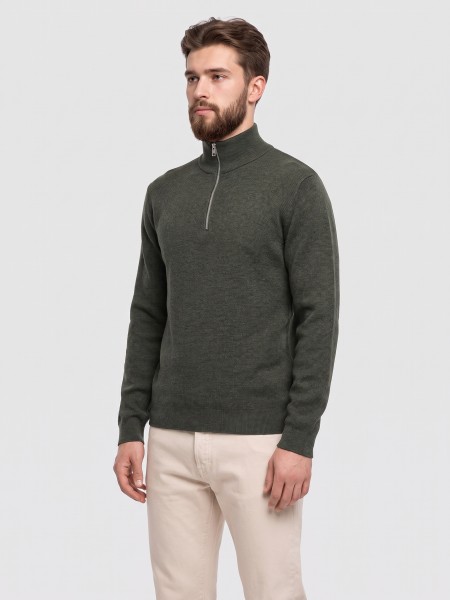 Camisola Jack & Jones Homem Jprblamilano Stitch Knit Half Zip Sn Camisola Jack & Jones Homem Jprblamilano Stitch Knit Half Zip Sn