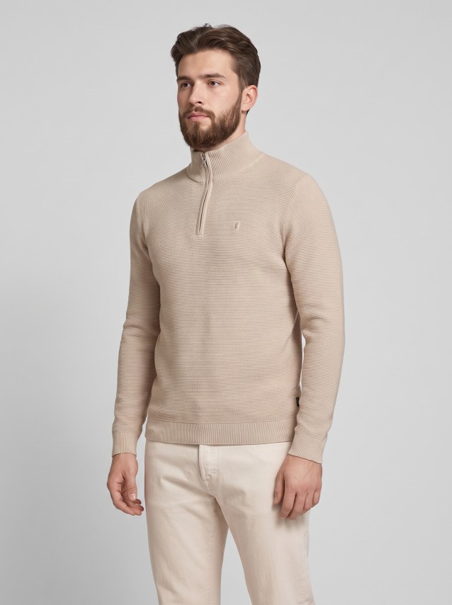 Camisola Jack & Jones Homem Jprbluryan Knit Half Zip