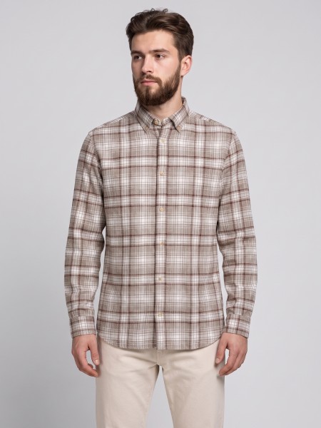 Camisa Jack & Jones Homem Jprbluharvey Check L/s Shirt Sn