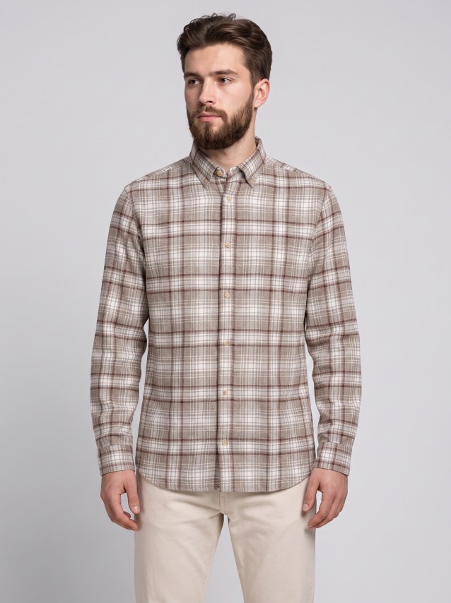 Camisa Jack & Jones Homem Jprbluharvey Check L/s Shirt Sn