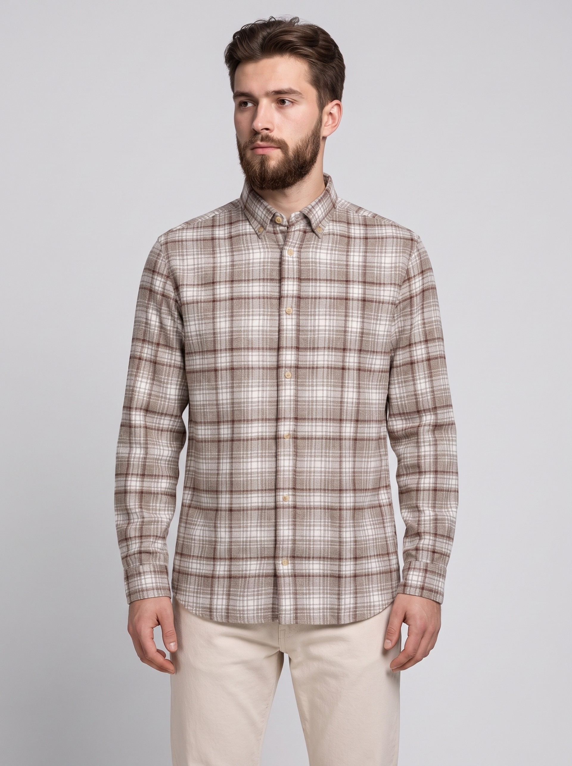 Camisa Jack & Jones Homem Jprbluharvey Check L/s Shirt Sn
