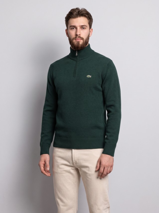 Camisola Lacoste Homem Half-Zip Sweaters Male Adult Sweater