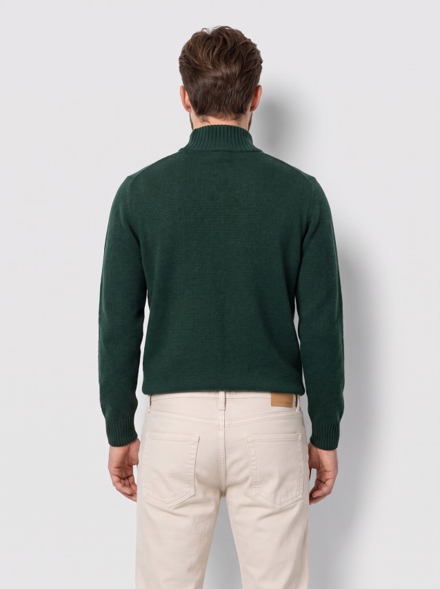 Camisola Lacoste Homem Half-Zip Sweaters Male Adult Sweater