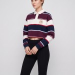Camisola Tommy Jeans Mulher Tjw Crp Stripe Rugby