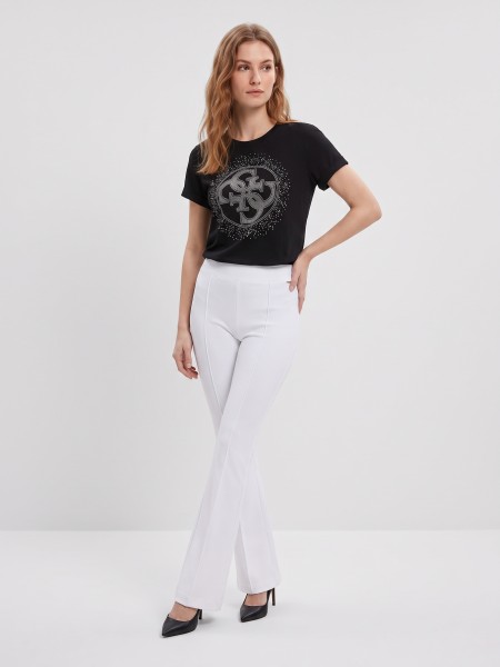 T-Shirt Guess Mulher Ss Cn Round 4G Degrade Hotfix T-Shirt Guess Mulher Ss Cn Round 4G Degrade Hotfix