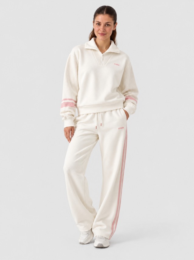 Sweatshirt Guess Mulher Fabrizia Half-Zip Sweatshirt