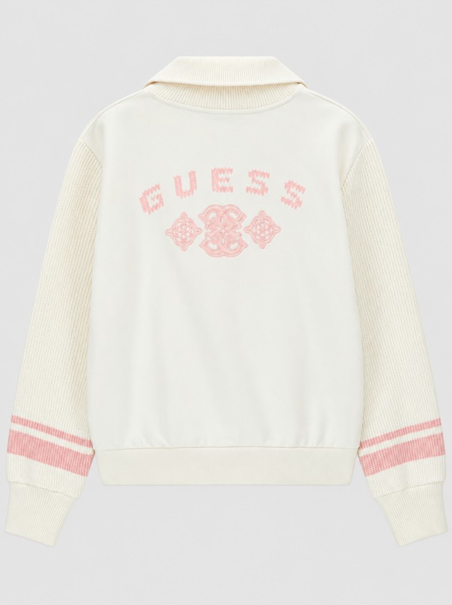 Sweatshirt Guess Mulher Fabrizia Half-Zip Sweatshirt