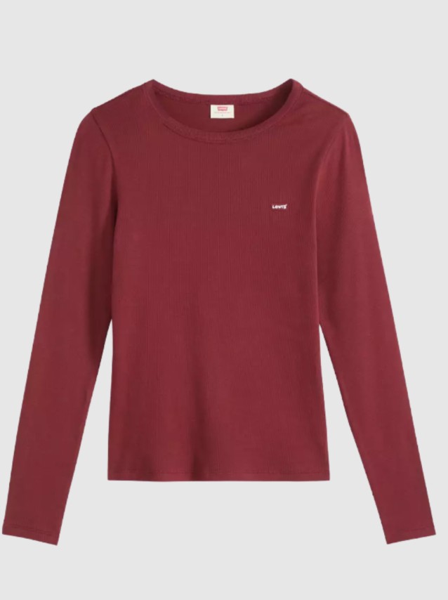 Camisola Levis Mulher Hayes Ls Tee Reds
