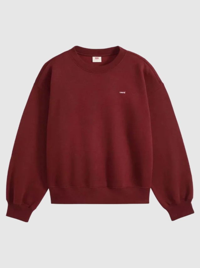 Sweatshirt Levis Mulher Everyday Crew Sweatshirt Reds