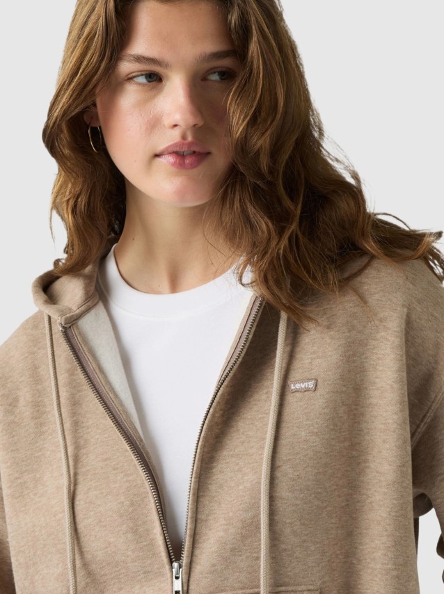 Casaco Levis Mulher Everyday Full Zip Hoodie Sweatshirt Browns