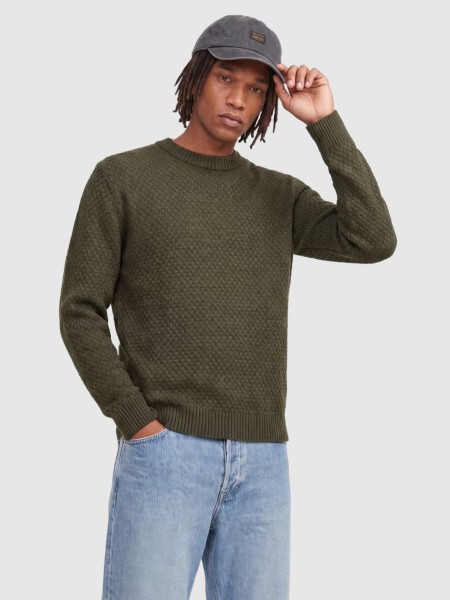 Camisola Jack & Jones Homem Jjblake Knit Crew Neck Sn Camisola Jack & Jones Homem Jjblake Knit Crew Neck Sn