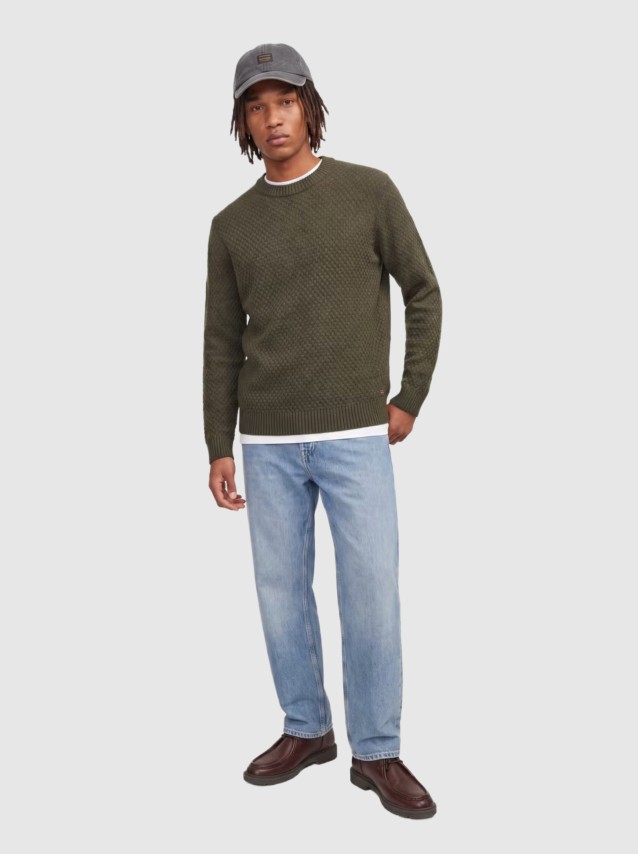 Camisola Jack & Jones Homem Jjblake Knit Crew Neck Sn