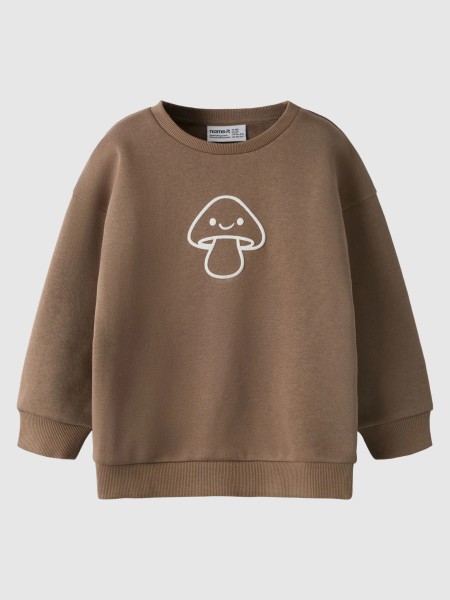 Sweatshirt Name It Menino Nmnriley Ls Rlx Sweat Bru Noos