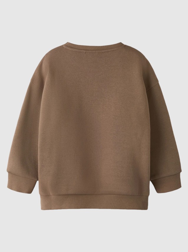 Sweatshirt Name It Menino Nmnriley Ls Rlx Sweat Bru Noos