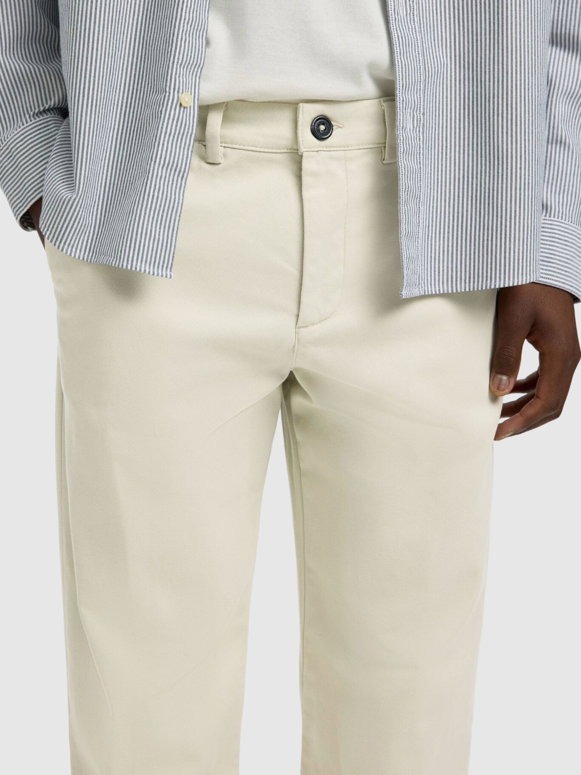 Calças Selected Homem Slm196-Straight Miles Twill Pant Noos