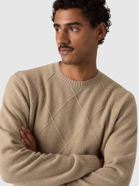 Camisola Levis Homem 2Original Hm Sweater Neutrals- Dimond