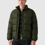 Kispo Levis Homem 2Piedmont Short Puffer Blacks