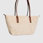 Mala Tommy Hilfiger Mulher Popette East West Tote Faux Fur