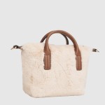 Mala Tommy Hilfiger Mulher Popette Micro Tote Faux Fur