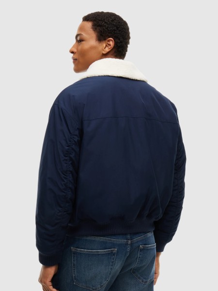 Casaco Tommy Jeans Homem Tjm Flag Aviator Jacket