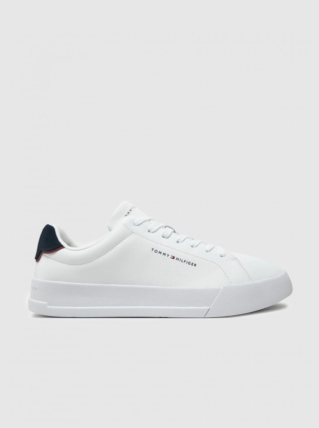 Sapatilha Tommy Hilfiger Homem Th Court Lth Detail Ess