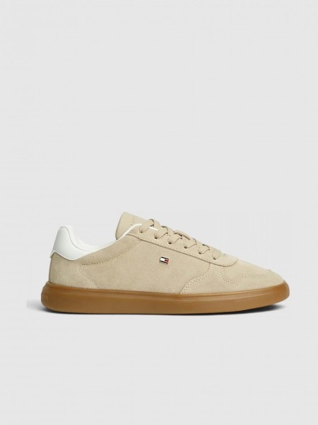 Sapatilha Tommy Hilfiger Mulher Th Icon Court Light Suede Sapatilha Tommy Hilfiger Mulher Th Icon Court Light Suede